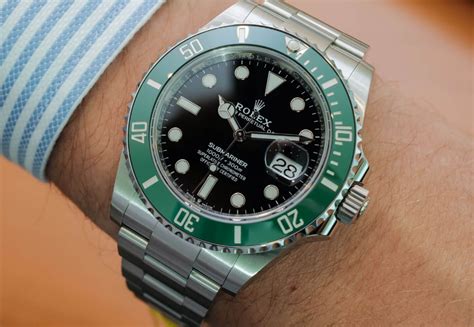rolex submariner green bezel fake